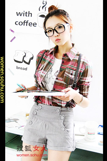 衬衫 格子 多彩 换季