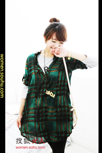 衬衫 格子 多彩 换季