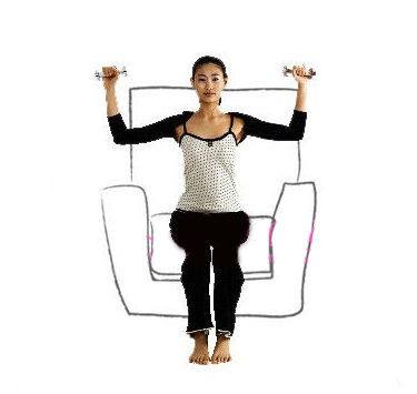 沙发减肥操step2