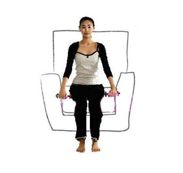 沙发减肥操step1